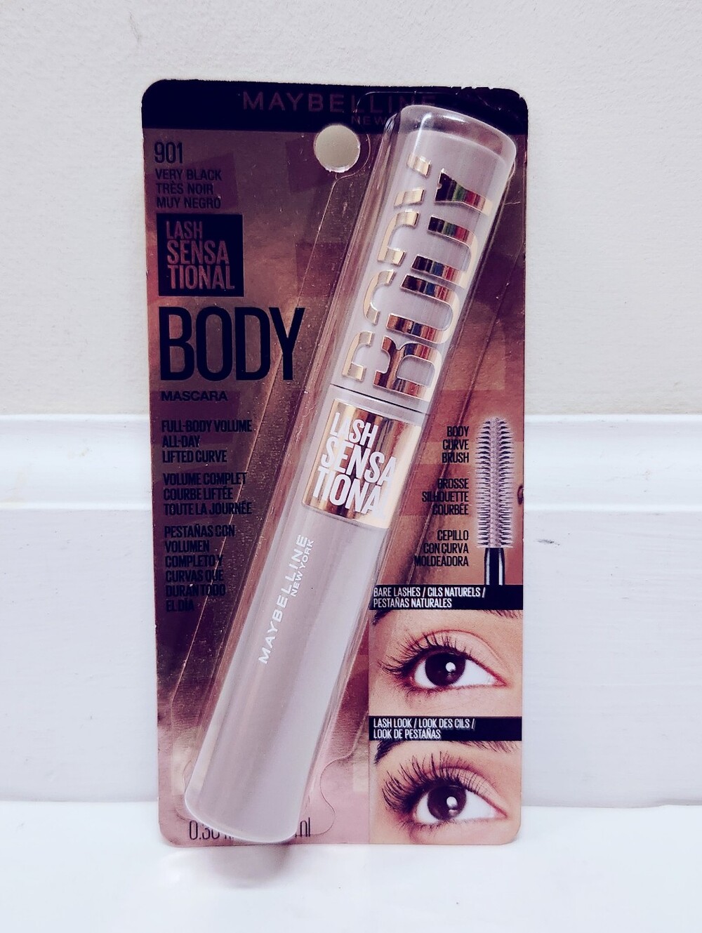 🐢2/$15 Maybelline Lash Sensational Body Mascara Very Black